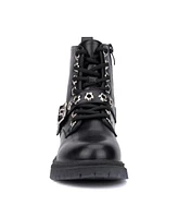 Olivia Miller Little Girls Star Bright Combat Boots