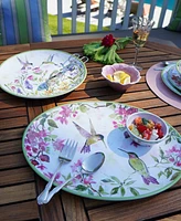 Certified International Hummingbirds 2 Pc Platter Set, Service For 2