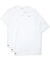 Lacoste Men's Regular-Fit V-Neck Undershirts 3 Pk.