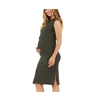 Ripe Maternity Layered Knit Nursing Dress