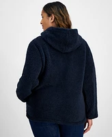 Tommy Hilfiger Plus Sherpa Hooded Jacket