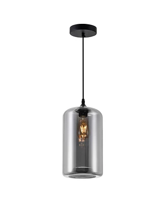 Cwi Lighting Glass 1 Light Down Mini Pendant