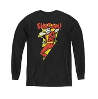 Dc Comics Boys Youth Bolt Long Sleeve Sweatshirts