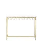 Simplie Fun Glamorous Modern Console Table with Open Frame for Entryways