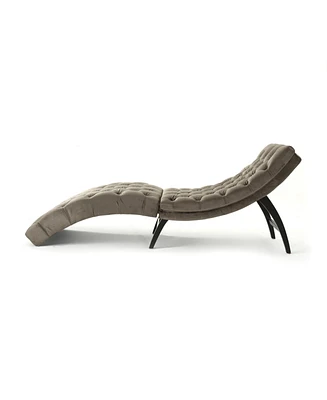 Simplie Fun Luxurious Tufted Indoor Chaise Lounge for Ultimate Relaxation