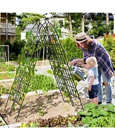 Slickblue 2 Pack 71 x 20 Inch Metal Garden Trellis for Climbing Plants