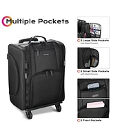 Byootique Soft Sided Rolling Makeup Train Case Cosmetic Organizer Travel Artists