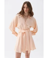 Nocturne Women's Belted Shirt Dress