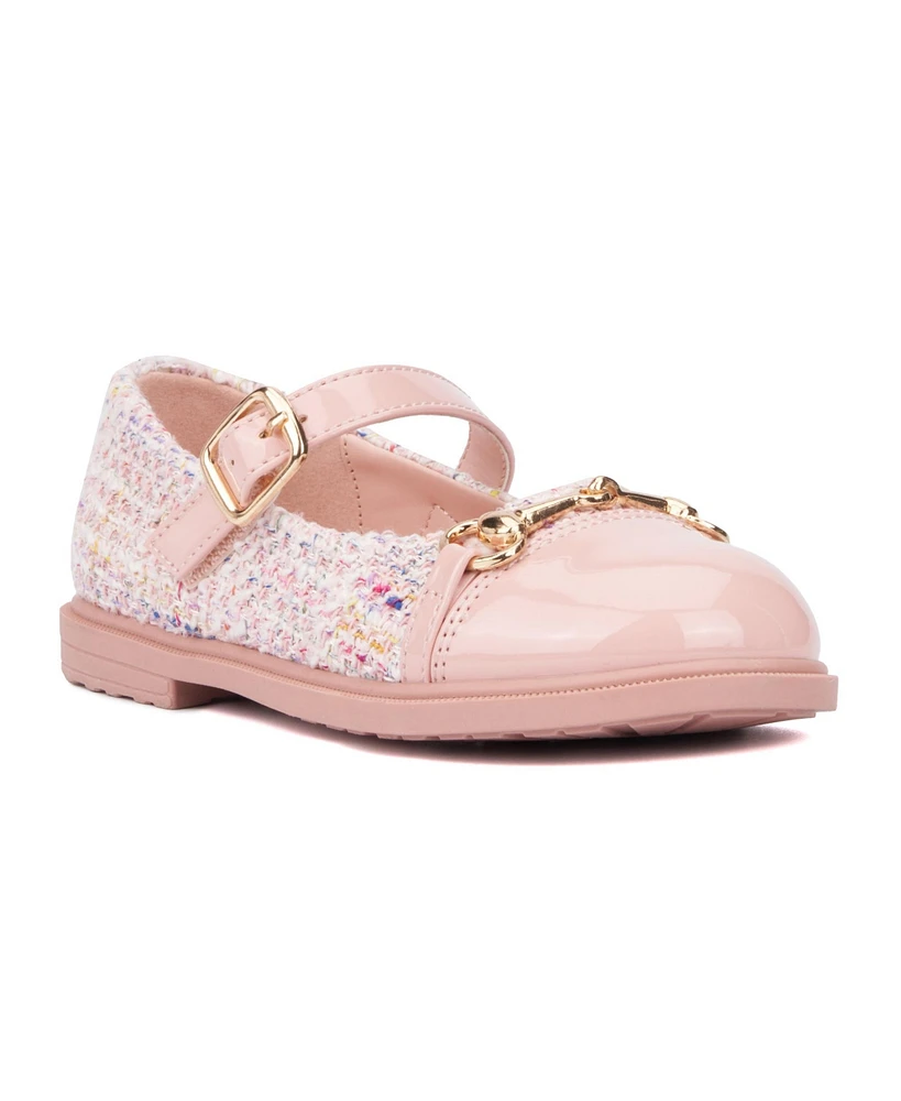 Olivia Miller Big Girls Clear Skyz Maryjane Flats