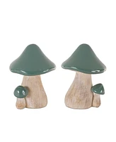 Slickblue Garden Mushroom Decor (Set of 2