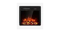 Slickblue 18 Inch 1500W Electric Fireplace Freestanding and Recessed Heater