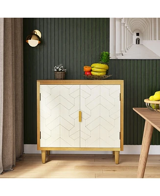 Simplie Fun Modern Side Cabinet Blending Durability with Style for Contemporary Charm