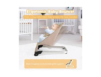 Slickblue Boys Baby Bouncer Seat with Aluminum and Metal Frame