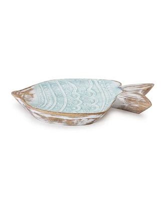 Slickblue Modern Geometric Design Etched Fish Bowl