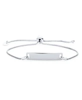 Bling Jewelry Thin Dainty Identification Mother Young Daughter Set Id Bracelet Bolo Name Plated For Wrist Inch For Women Sterling Silver Adjustable