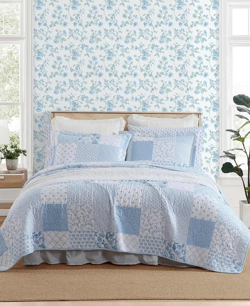 Laura Ashley Colleens Reversible Piece Quilt Set