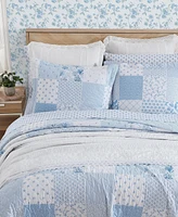 Laura Ashley Colleens Reversible 3 Piece Quilt Set, King