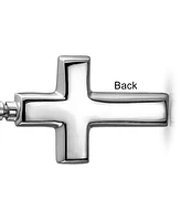 Bling Jewelry Large Cross Locket Pendant For Women Memorial Cremation Urn Holder Necklace For Ashes Sterling Silver