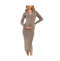 Ripe Maternity Sammy Knit Polo Dress