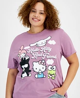 Love Tribe Trendy Plus Hello Kitty Short-Sleeve T-Shirt