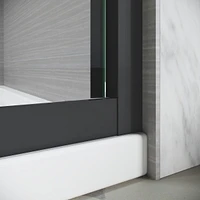 Premium Double Sliding Shower Door Durable, Smooth, Safe & Adjustable