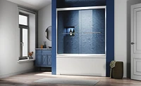 Streamdale Furniture Premium Glass Tub Doors Durable, Smooth-Sliding, Safe Tempered Glass