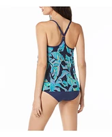 Beach House Women's Swim Kerry Mesh Layer Underwire Tankini Top