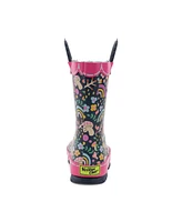 Kids Fantasy Forest Faux Fur Rain Boot