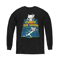 Pinky And The Brain Boys Youth Ol Standard Long Sleeve Sweatshirt