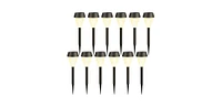 Maggift Solar Pathway Lights: Outdoor, Waterproof - 12 Pack