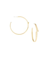 Marlyn Schiff 2" Layered Twist Hoop