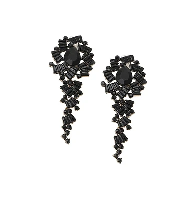 Sohi Women's Crystal Drop Earrings
