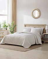 Closeout! Tommy Bahama Home Bahama Fronds Reversible Piece Quilt Set