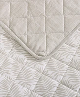 Closeout! Tommy Bahama Home Bahama Fronds Reversible Piece Quilt Set