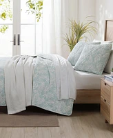 Tommy Bahama Home Art Of Palms Reversible Piece Quilt Set