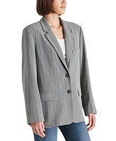 Steve Madden Women's Noellie Pinstripe Single-Breasted Blazer