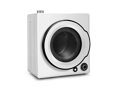 Slickblue Compact Electric Tumble Laundry Dryer with Stainless Steel Tub-White