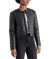 Steve Madden Women's Martine Faux-Leather Long-Sleeve Jacket