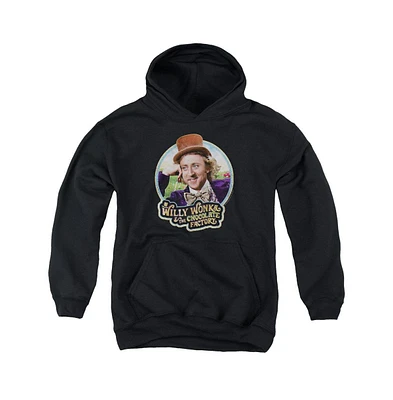 Willy Wonka And The Chocolate Factory Youth Its Scrumdiddlyumptious Pull Over Hoodie / Hooded Sweatshirt