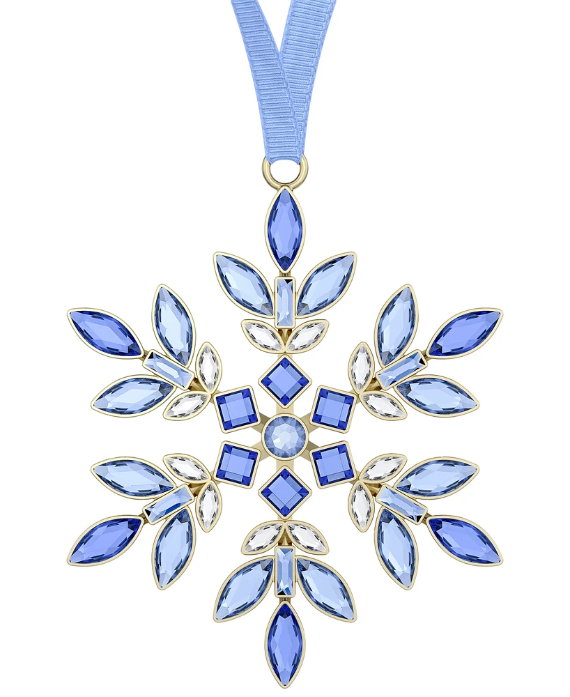 Swarovski Blue Crystal Hanging Snowflake Ornament