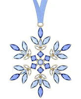 Swarovski Blue Crystal Hanging Snowflake Ornament