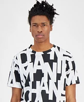 A|X Armani Exchange Men's Text-Logo T-Shirt