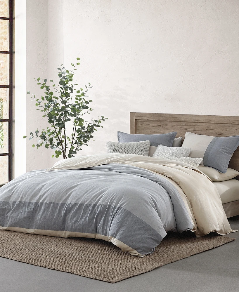 Dkny Pure Colorblock 3-Pc. Duvet Cover Set