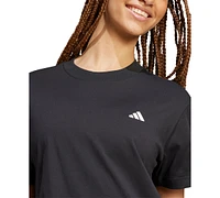 adidas Women's Essentials Cotton Small Logo T-shirt