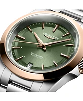 Longines Women's Swiss Automatic Conquest Stainless Steel Bracelet Watch 34mm