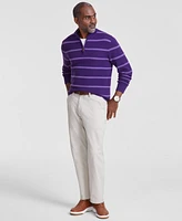 Club Room Men's Stripe Quarter-Zip Sweater, Created for Macy's