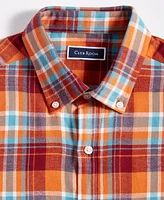 Club Room Men's Regular-Fit Plaid Flannel Shirt