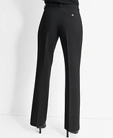 Dkny Women's Modern Fit Flat-Front Trousers