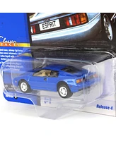 Johnny Lightning 1/64 1989 Lotus Espirit (Blue), Classic Gold 2021