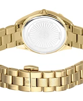 Roberto Cavalli Women's Quartz Gold-tone Stainless Steel Watch 32mm